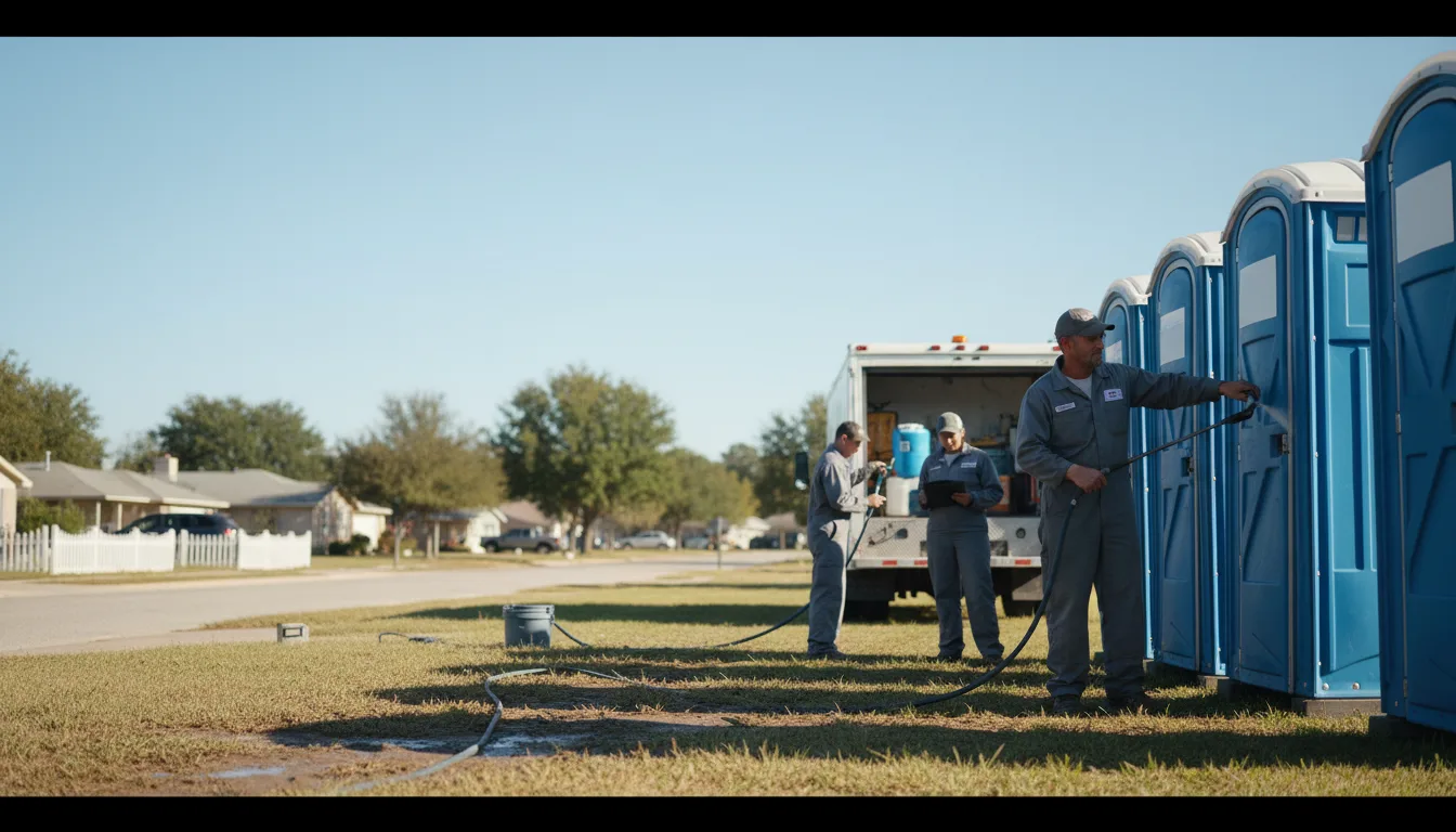 Long-Term Portable Toilet Rental in Hemet, CA near me